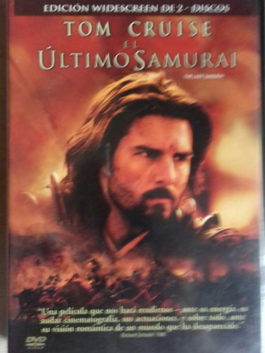 Película Tom Cruise Último Samurai