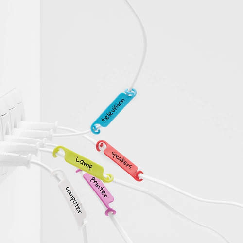 Imagen 2 de 10 de Identificadores Para Cables - Paquete Con 10 Tags