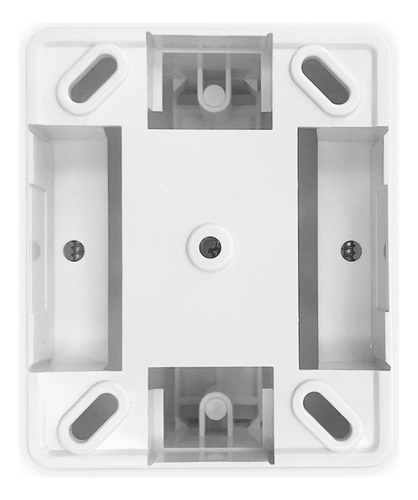 Kit 2 Interruptor 1 Tecla Simples Sobrepor Para Luz Ilumi Cor Branco