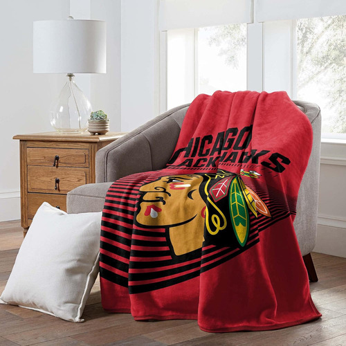 Manta De 60  X 80  De Chicago Blackhawks De Nhl Tecnolo...