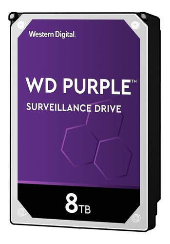 Hd Interno Wd Purple Sata 8 Teras Wd82purz Intelbras