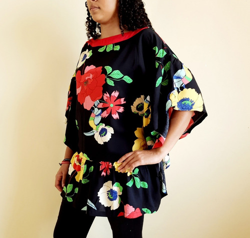 Imagem 7 de 8 de Blusa Túnica Feminina Tecido Catiane