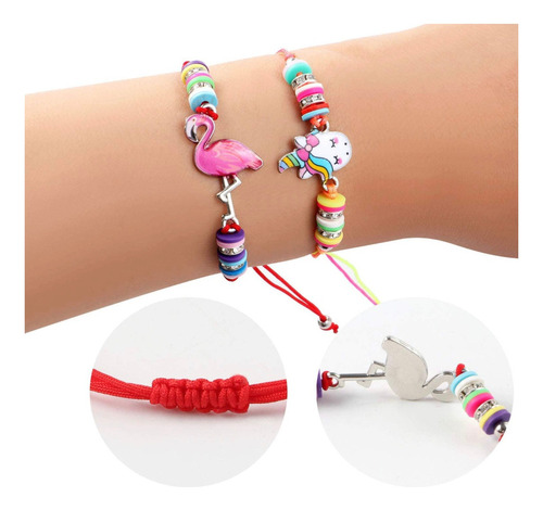Pulsera Ajustable Tejida A Mano De La Amistad De Los Niños