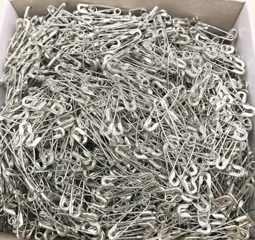 Alfiler De Gancho De 2 Cm Por 100 Unidades Plateado