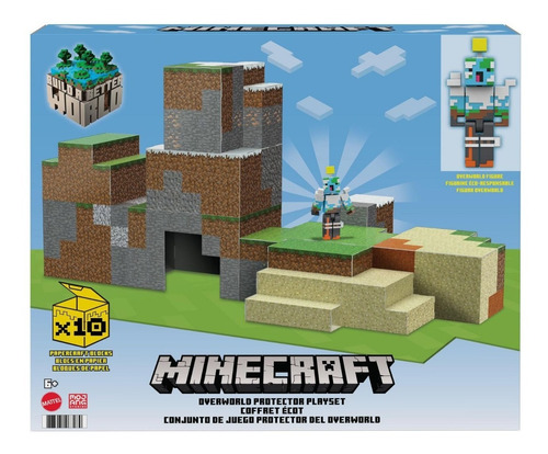 Set De Juego Protector De Overworld - Minecraft Mattel