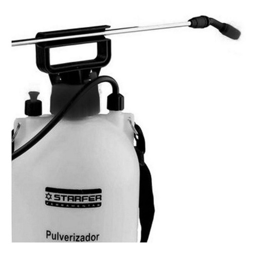 Pulverizador Veneno Bomba Compressão 5l Starfer Lateral Cor Branco