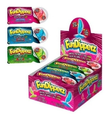 Gomitas Fun Dipperz Acidas X12 Unidades *golosinas Del Sur*