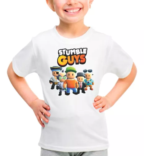 Camiseta Camisa Stumble Guys Gamer Jogo Stumble Infantil e Adulto