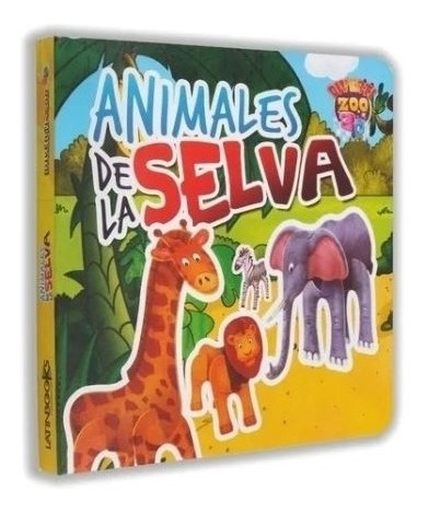 Animales De La Selva - Divertizoo - Con Troquelados