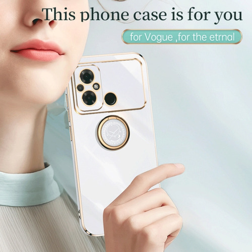 Funda De Teléfono Tpu Con Anillo Para Xiaomi Redmi Note 13 4