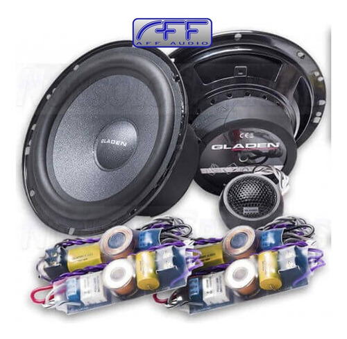Gladen Rs-x 165, Set De Componentes 2 Vías 6,5