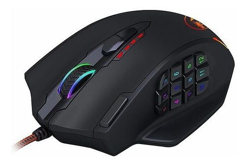 Imagen 5 de 5 de Mouse gamer Redragon Impact M908 negro