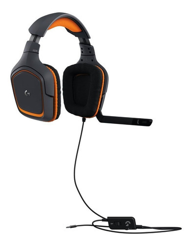 Auriculares Logitech G231 Prodigy para videojuegos, 981-000626, color negro