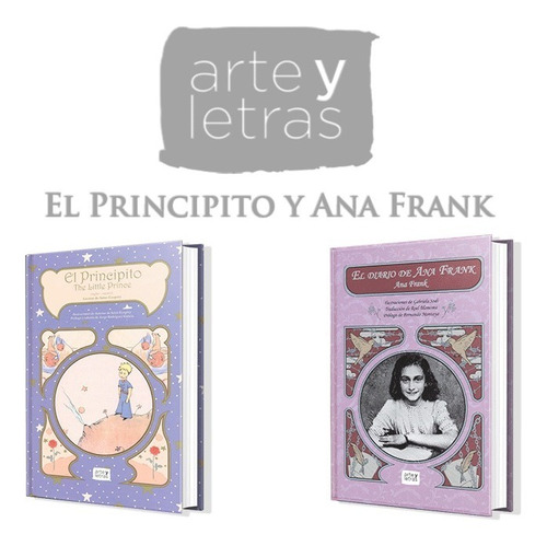 Pack Principito Y Ana Frank, Colección Arte Y Letras, Mirlo