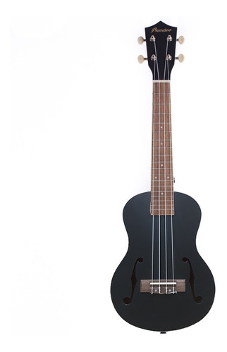 Ukelele Negro Tenor Bamboo U-26 Violin Con Funda Y Pua