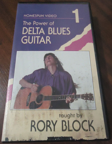 Imagem 1 de 7 de Rory Block Delta Blues Guitar Vhs Com Partitura Importado