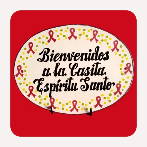 Imagen 3 de 10 de Placa Decorativa Talavera Poblana Personalizada 30x23 Cm Plc