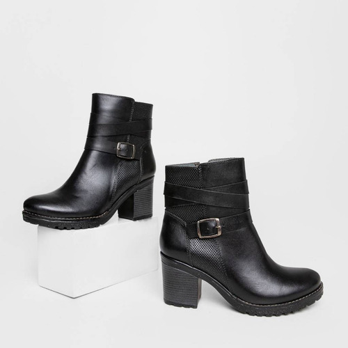 Botines Casuales Top Model Mujeres Td-023 Ornela Cuero