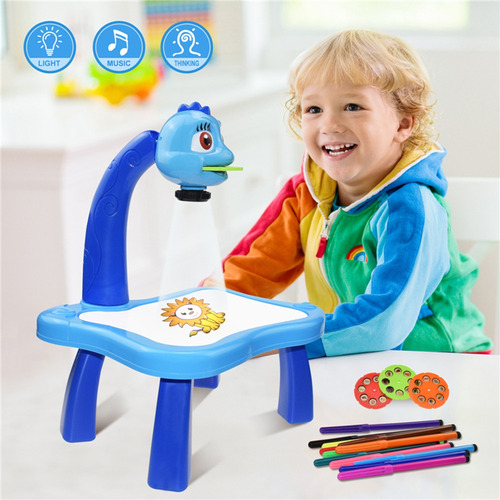 Juguetes De Mesa De Dibujo Artístico Con Proyector Led Para
