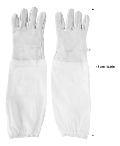 Guantes De Apicultura, Mangas Protectoras Largas, Elásticos