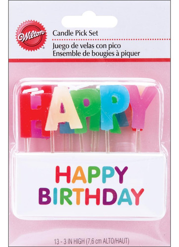 Wilton - Juego De Ganzuas Para Velas De Cumpleaños  3   Ar