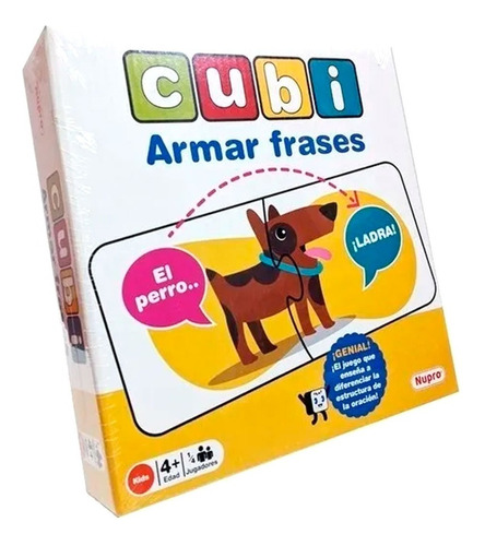 Juego De Mesa Didáctico Cubi Armar Frases Nupro 2210 