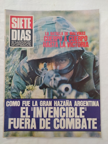 Malvinas Revista Siete Días Junio 1982