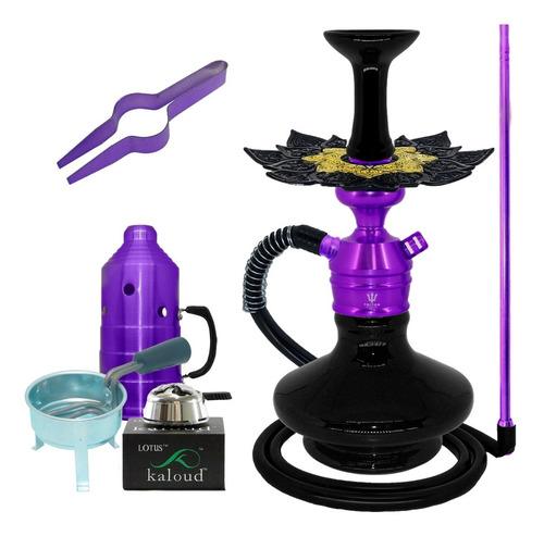 Narguile Completo Triton Zip Barato Anti Chamas Kaloud Zeus