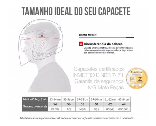 Imagem 8 de 8 de Capacete Taurus Joy23 Branco