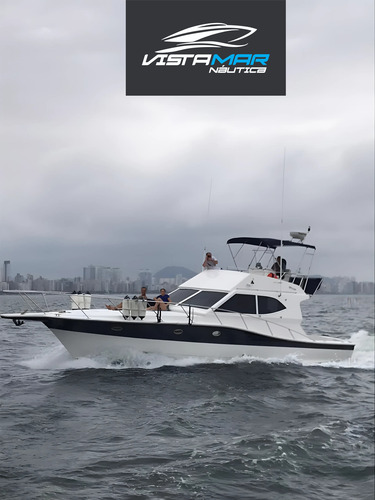 Lancha Carbrasmar 41 Pés Com Volvo D6 2015 (refit 2018)
