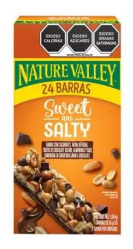 Nature Valley Barras De Proteina 24 Pz Sweet And Salty 720g