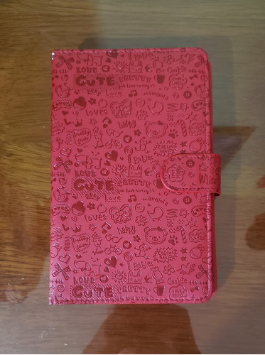 Divertido Estuche P/tablet Infantil Con Teclado, Color Red