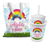 Comprar 20 Kits Festas E Lembrancinha Sacola Oxford, Copo E Balde A