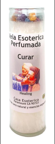 Candera De Intención Espiritual De Cera Curación De La Vela