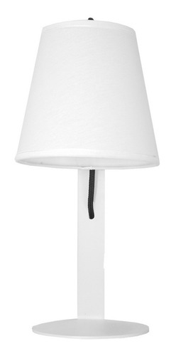 Imagen 3 de 10 de Velador Lampara Led De Apto Mesa Noche Moderno Luz Pantalla