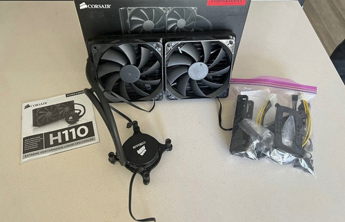 Refrigeración Líquida Para Pc Marca Corsair Modh110 Negro (Usado)