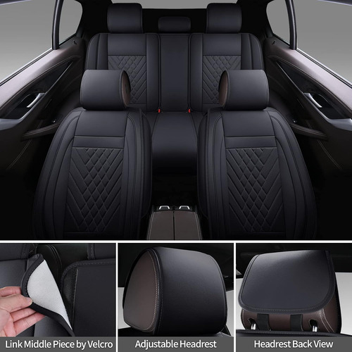 Fundas Para Asientos De Automóvil: Cuero Pu De Primera 6416