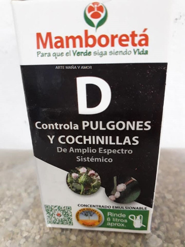 Imagen 2 de 2 de Mamboreta D 30 Cm3 Pulgones Cochinillas Rinde 6 Lts