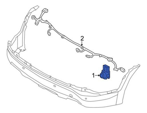 957202w100 957202w100ca 95720-a1300 Estacionamiento Ultrasón