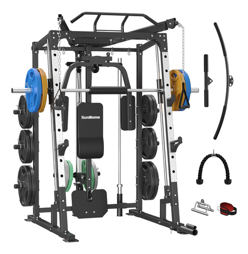 Sunhome Smith Machine 2000lbs Power Cage Squat Rack With