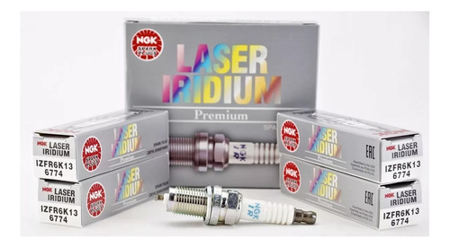4 Bujias Ngk Laser Iridio Honda Fit 1.5l 2011 2012 2013 2014