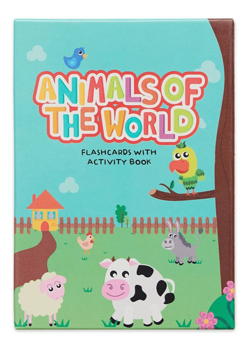 Animals Of The World  - Flashcards + Activity Book - Educard