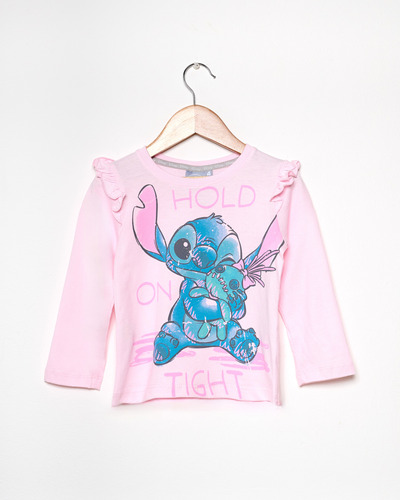 Remera Manga Larga Lilo & Stitch Niña Disney® Original