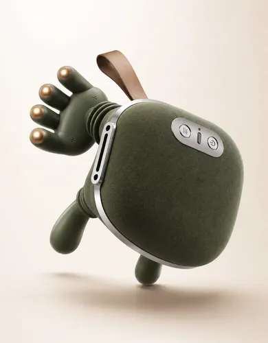 Massageador Elétrico Pescoço Ombros Mãozinha 3D Aquecimento