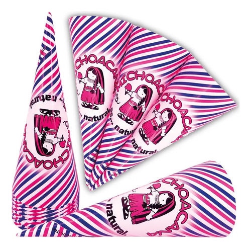 1,000 Porta Conos De Papel Para Helado A Un Super Precio Rosa Chicle Liso