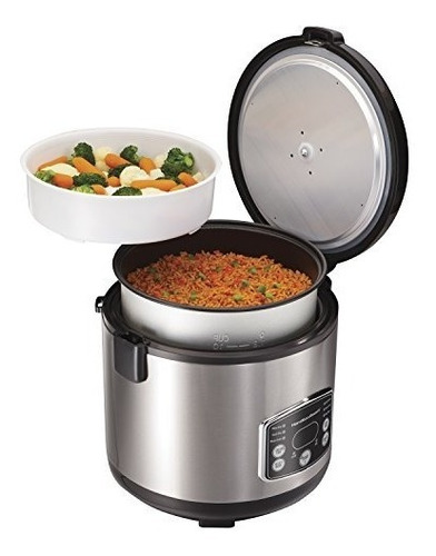 Hamilton Beach 37541 Olla Arrocera + Vaporera 20 Tazas