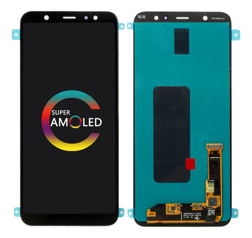 A Pantalla Táctil Amoled For Samsung Galaxy A6+ 2018