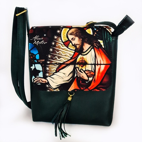 Bolso Manos Libres Sagrado Corazón De Jesús