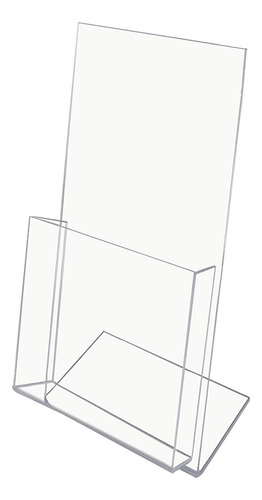 Display Porta Folder Folhetos 10x20 Cm Vertical Kit 10 Unid.