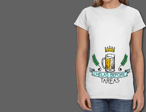 Vector. Vectores Para Playeras.   Chelas